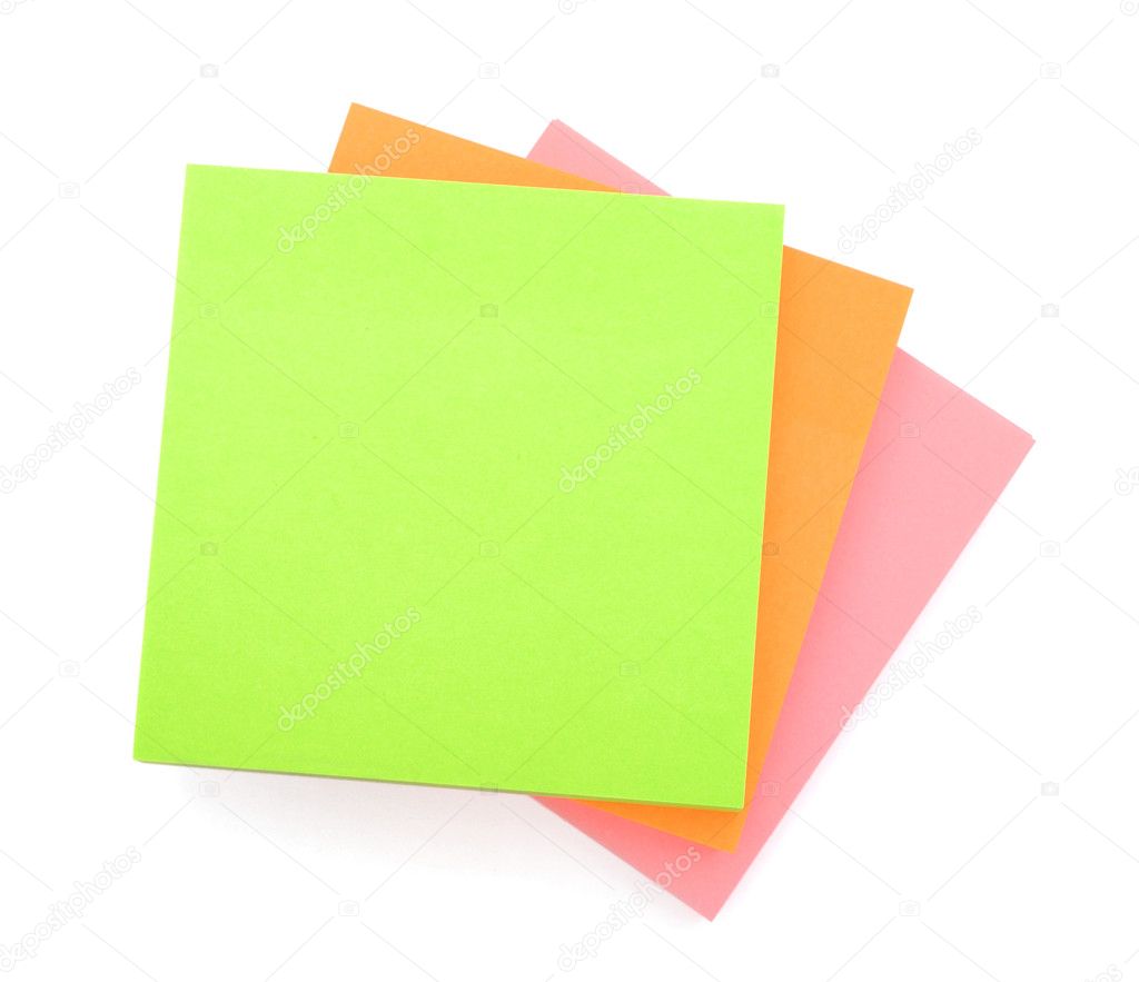 Stack of blank post-it notes Stock Photo by ©human_306 6299481